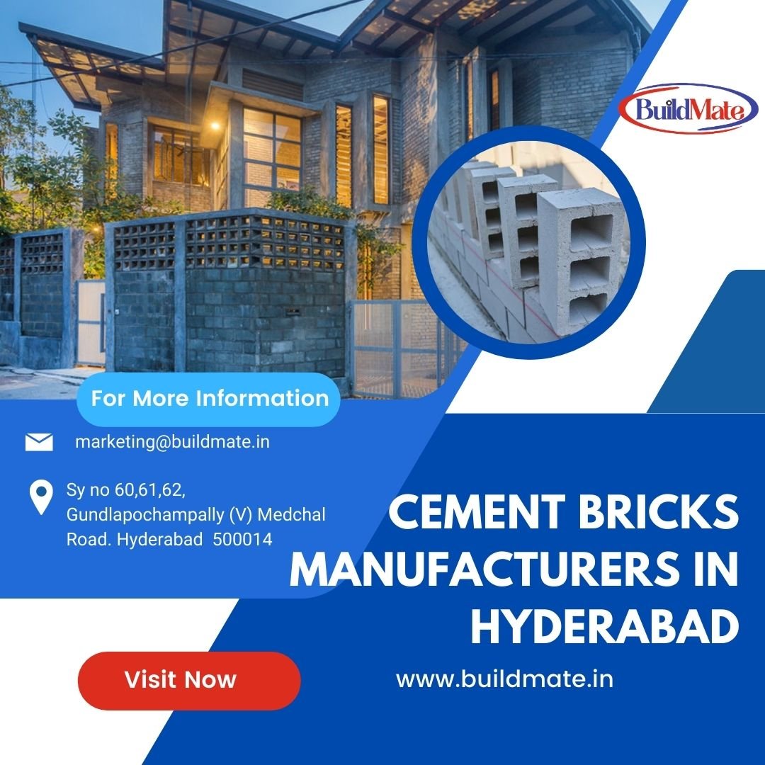 Cement Bricks Manufacturers in Hyderabad