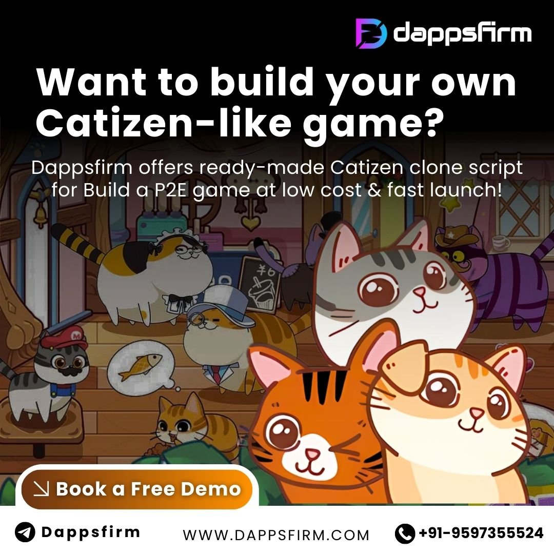 Catizen Clone Script: Launch Your Own Crypto Gaming Platform Today!