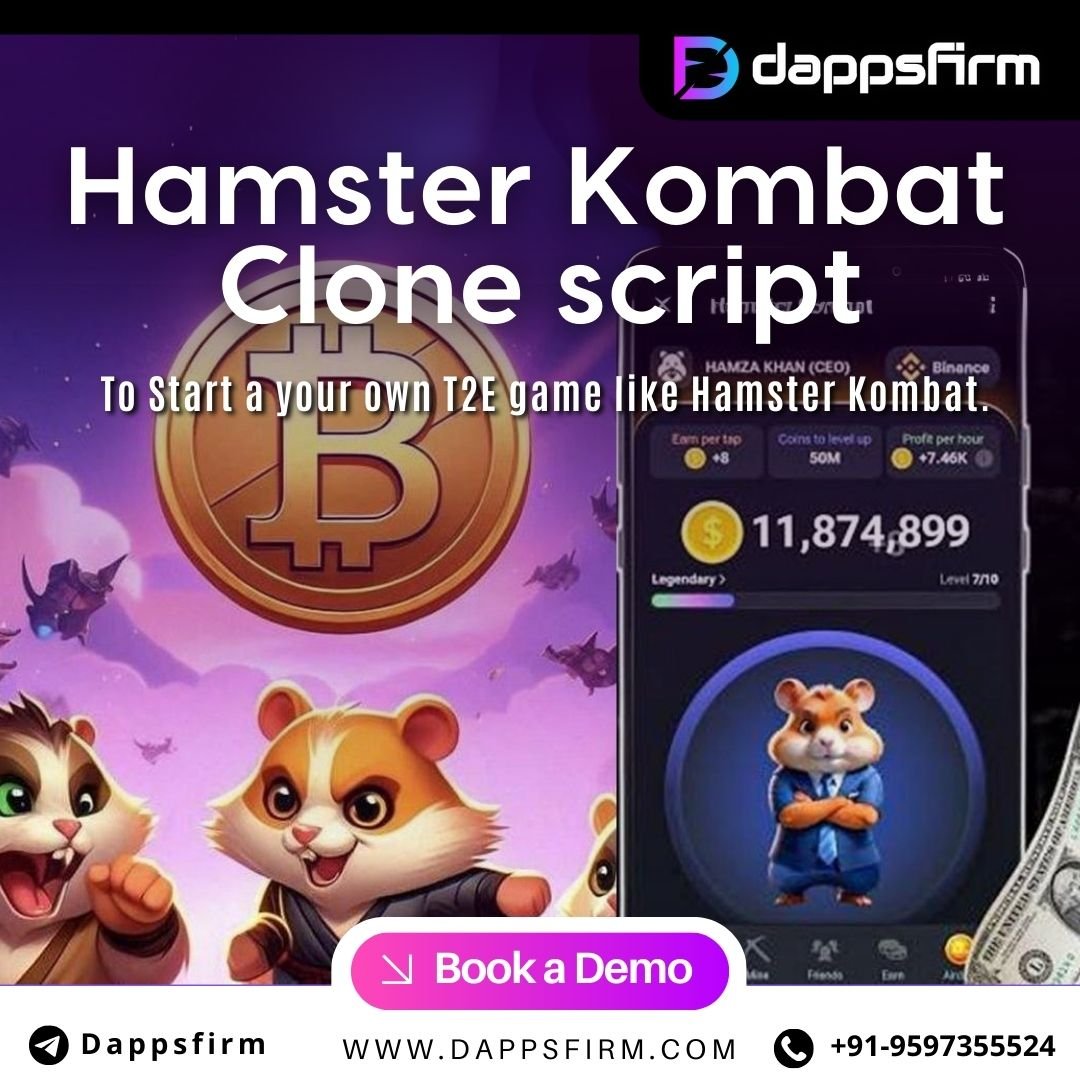 Whitelabel Hamster Kombat Clone Script for Crypto Enthusiasts