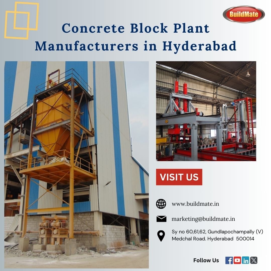 Concrete Block Plant Manufacturers in Hyderabad