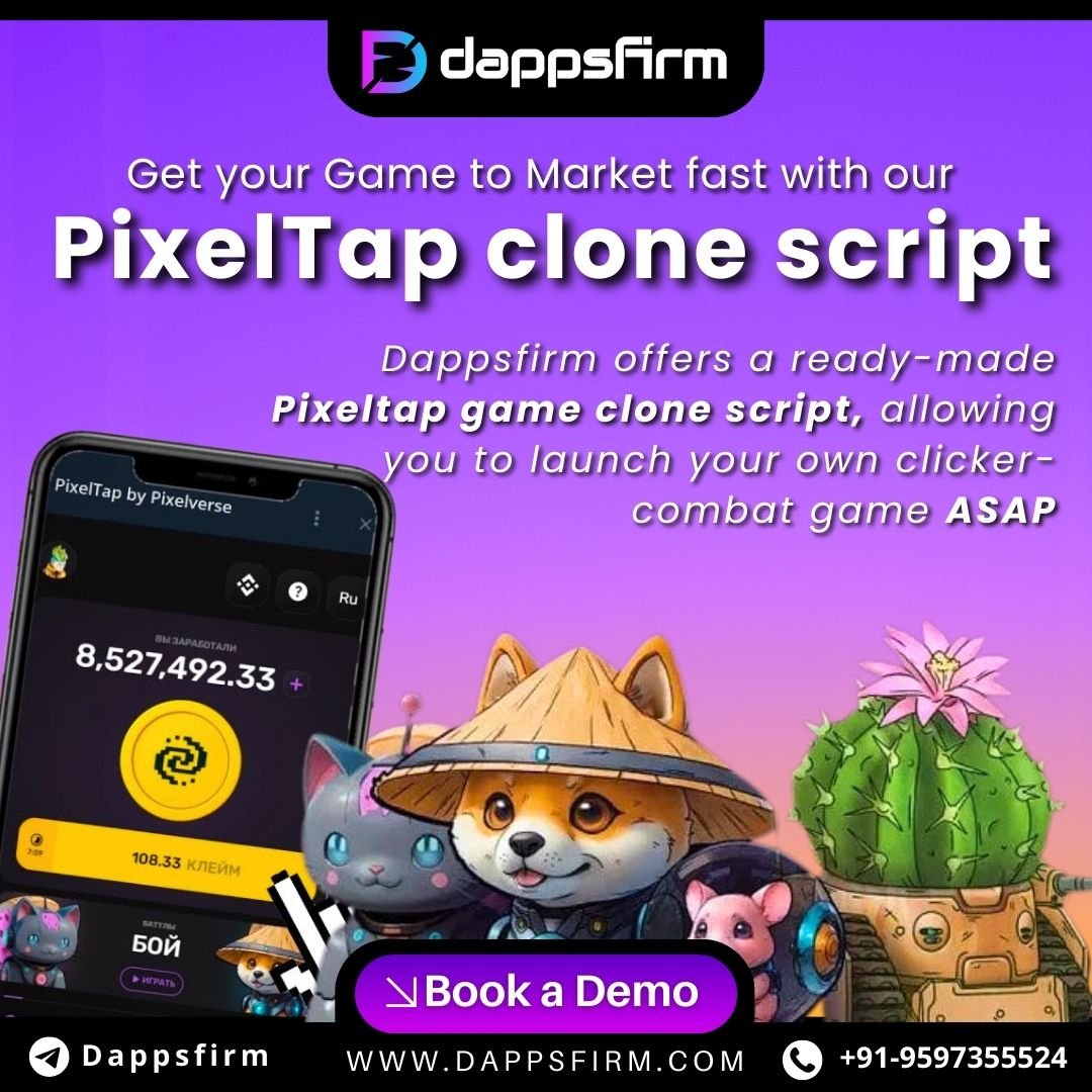 Build Your Own Blockchain Game Like Pixeltap: Clone Now Available