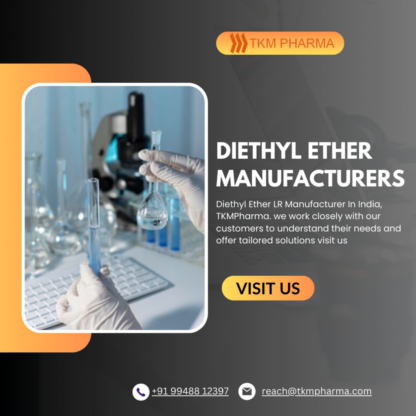 Diethyl Ether Manufacturer | TKMPharma