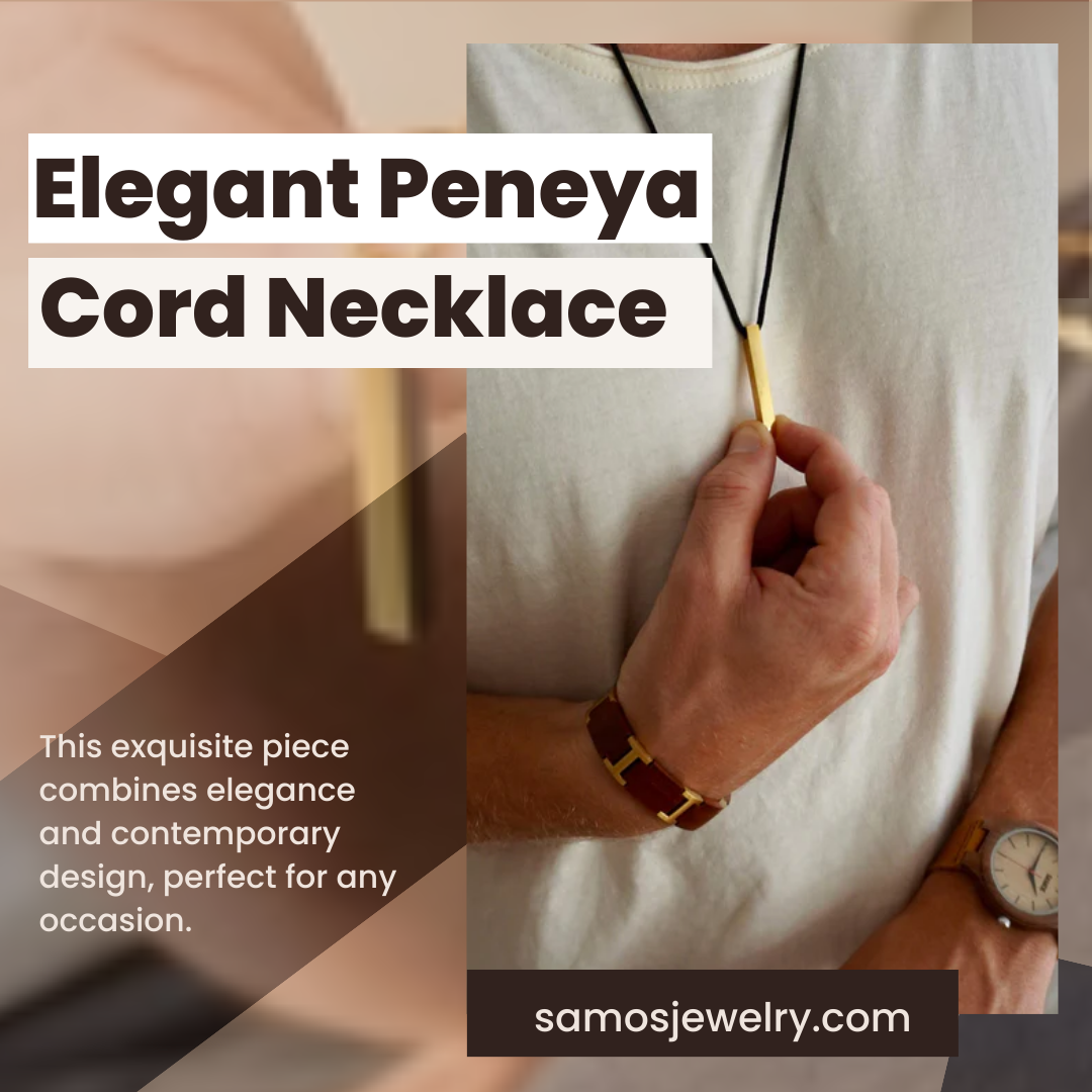 Elegant Peneya Cord Necklace