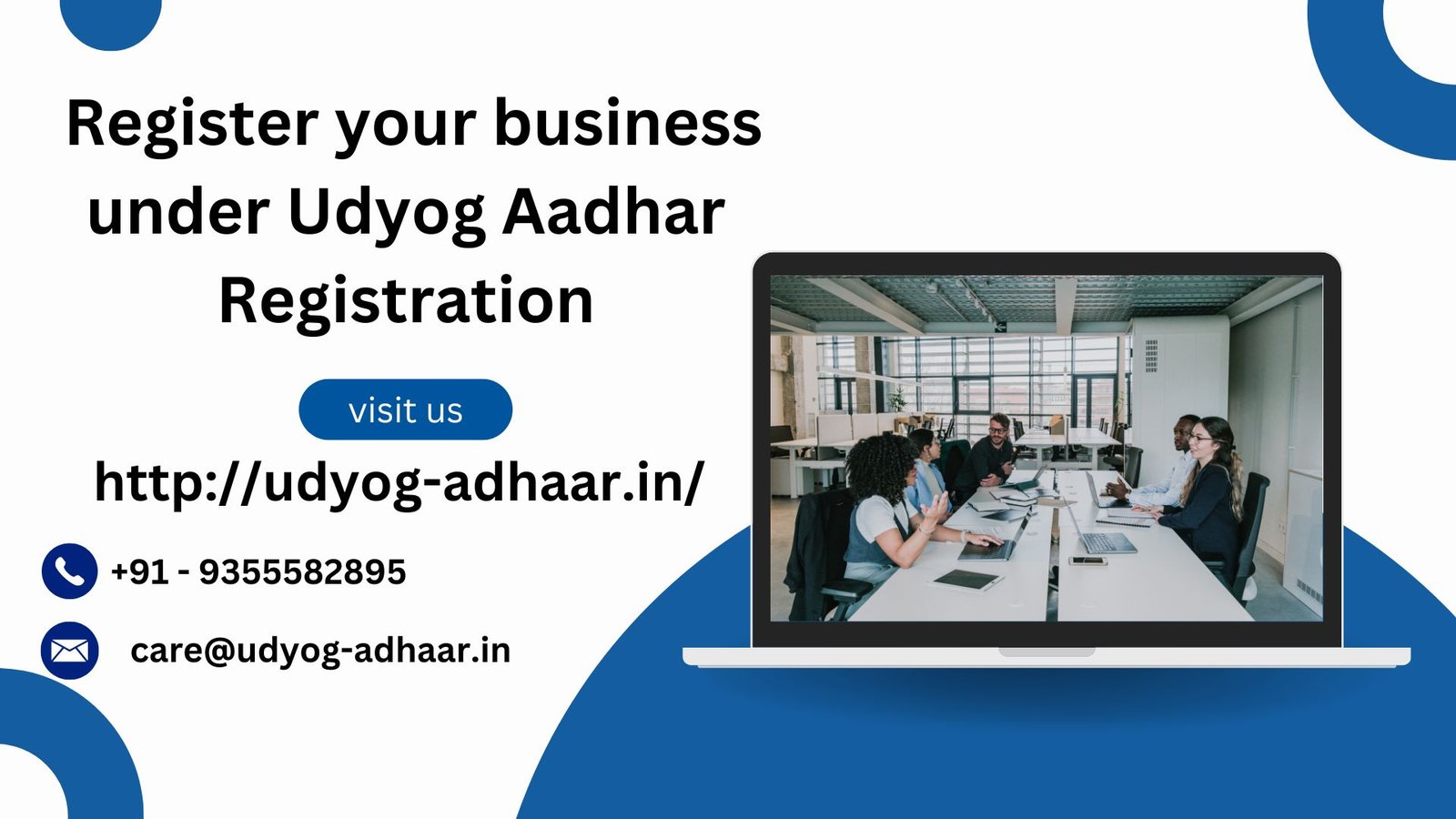 Register your business under Udyog Aadhar Registration