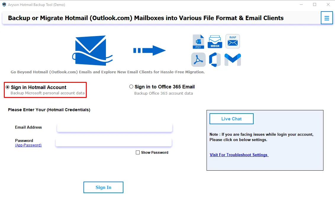 Best solution to backup Outlook mailbox data