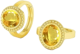 Buy Original Golden Topaz Sunehla Ring Online BhagyaG