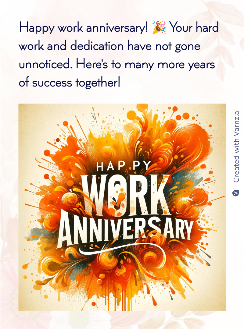 Make Every Work Anniversary Special with Personalized Cards
