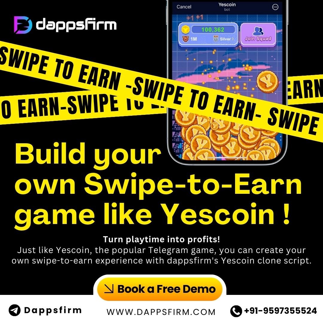 Build a Profitable Swipe to earn S2E Game with Yescoin Clone Script