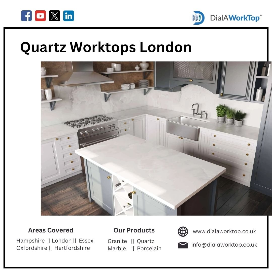 Quartz Worktops London | DialAWorkTop