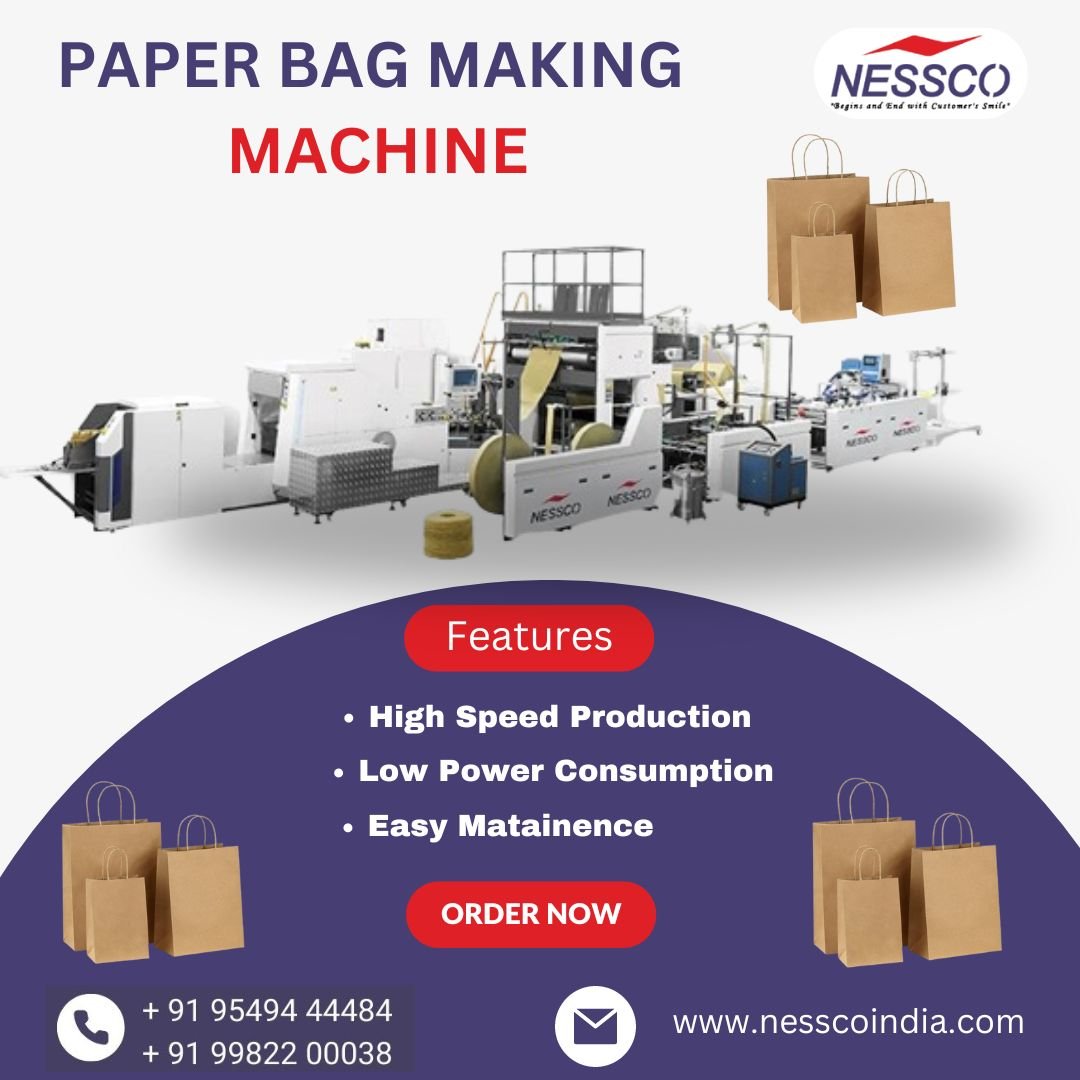 Buy Nessco Best Quality Paper Bag Making Machine