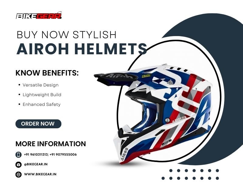 Buy now stylish AIROH Helmets in India!