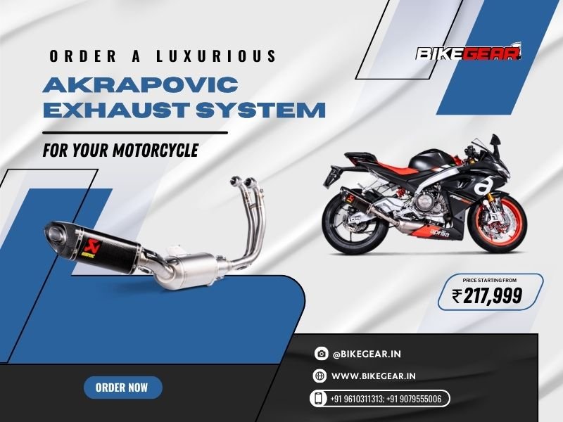 order a luxurious Akrapovic exhaust system for your motorcycle