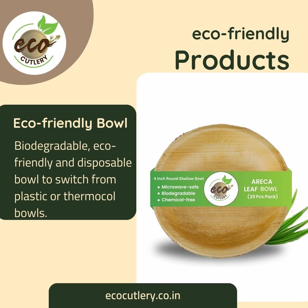 Areca Leaf Bowls in Kolkata | Eco Cutlery