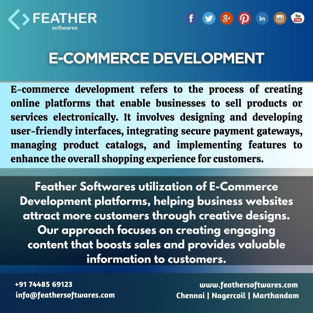 E-Commerce Development | Website Development Company In Nagercoil