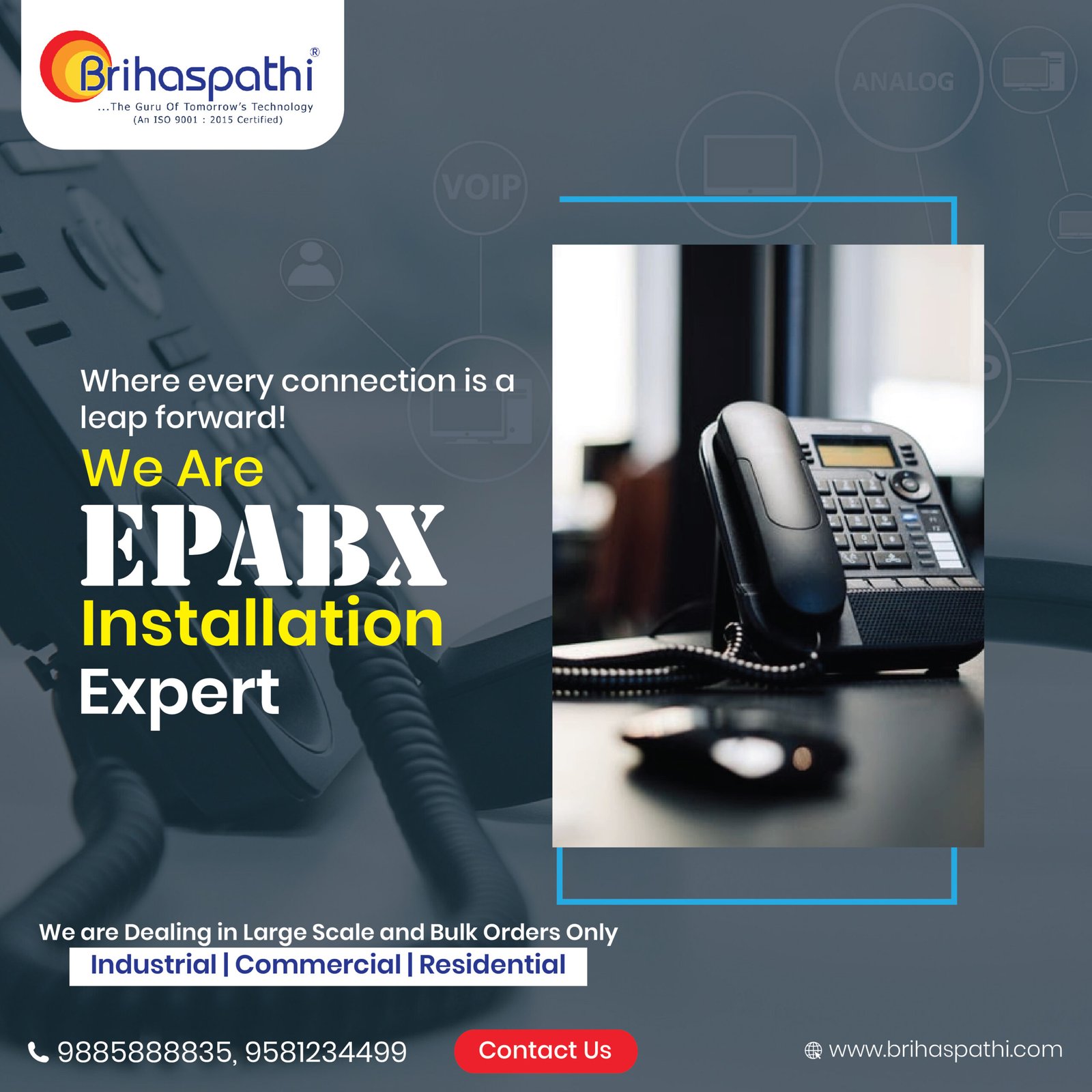 Best EPABX Services Provider for Office Communication – Brihaspathi Technologies