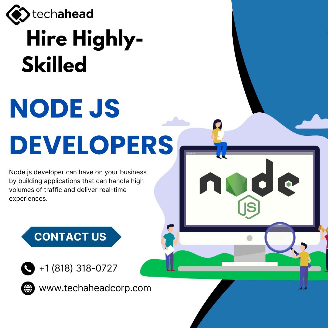 Transform Your Digital Projects: Hire Node.js Developers at TechAhead