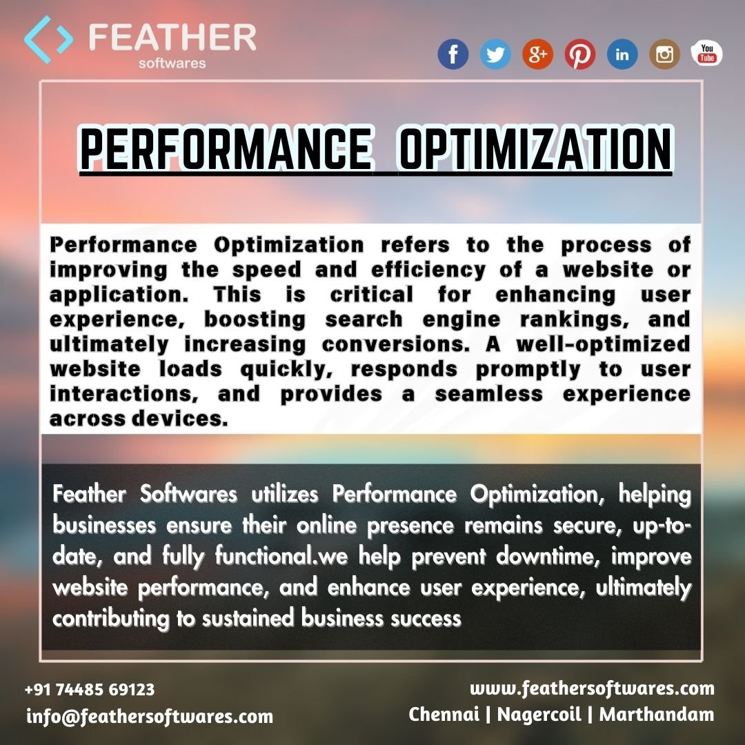 Performance Optimization services in Nagercoil