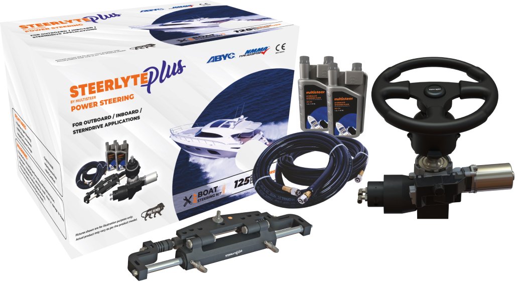 Power-Assisted Boat Steering System | Steerlyte Plus