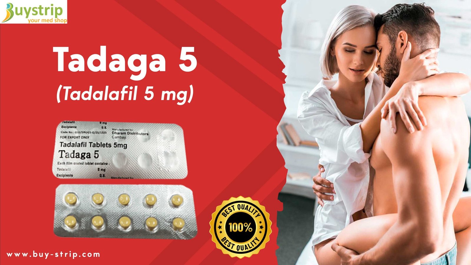 Buy Tadaga 5 (Tadalafil 5 MG) Online