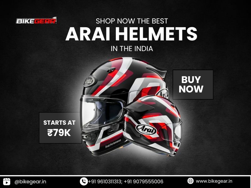 shop now the bset Arai helmets in the India