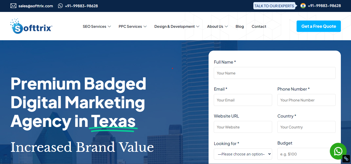 Your Digital Marketing Partner in Texas | Softtrix