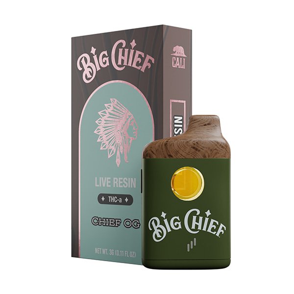 Big Chief THC-a 3G Disposable | 5units per Box | "Single Unit" | BG92