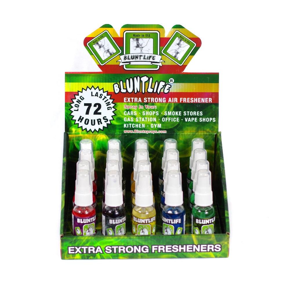 Blunt Life-Air Fresheners spray| Lasts 72 Hours | Box of 20 PC