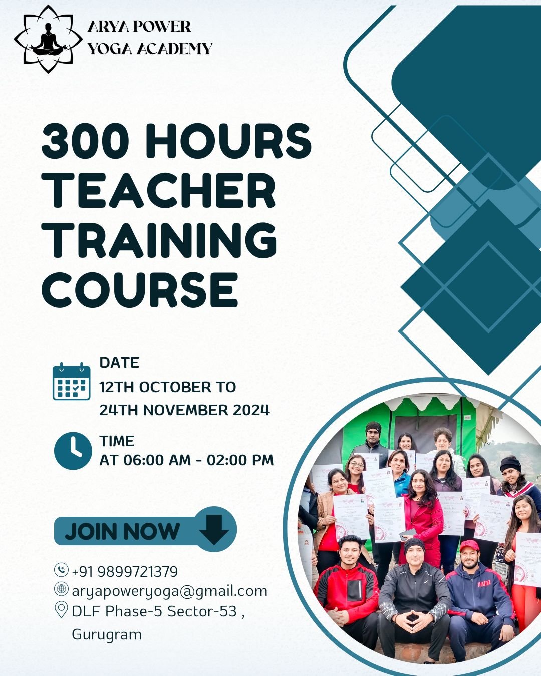 300 Hours Teacher Training Course