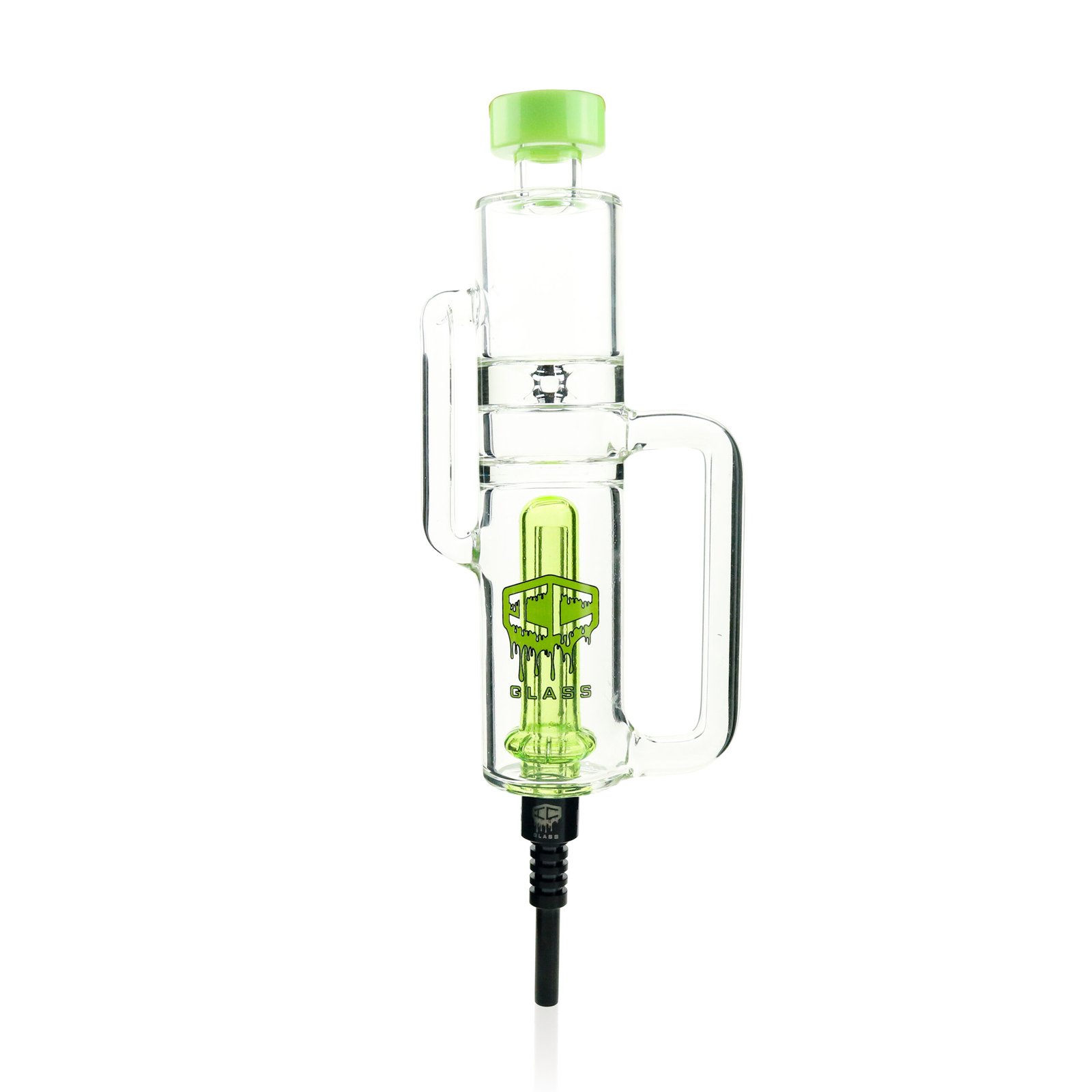 IC Glass – Recycler Nectar Collector with capsule perc | Includes Titanium tip | ICNC2026