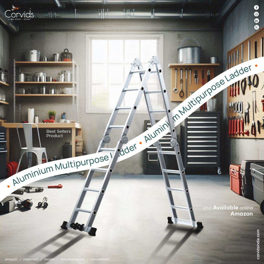 Corvids India Multipurpose Ladder: Your Ultimate Climbing Solution!