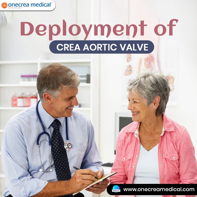 Deployment of Crea Aortic Valve