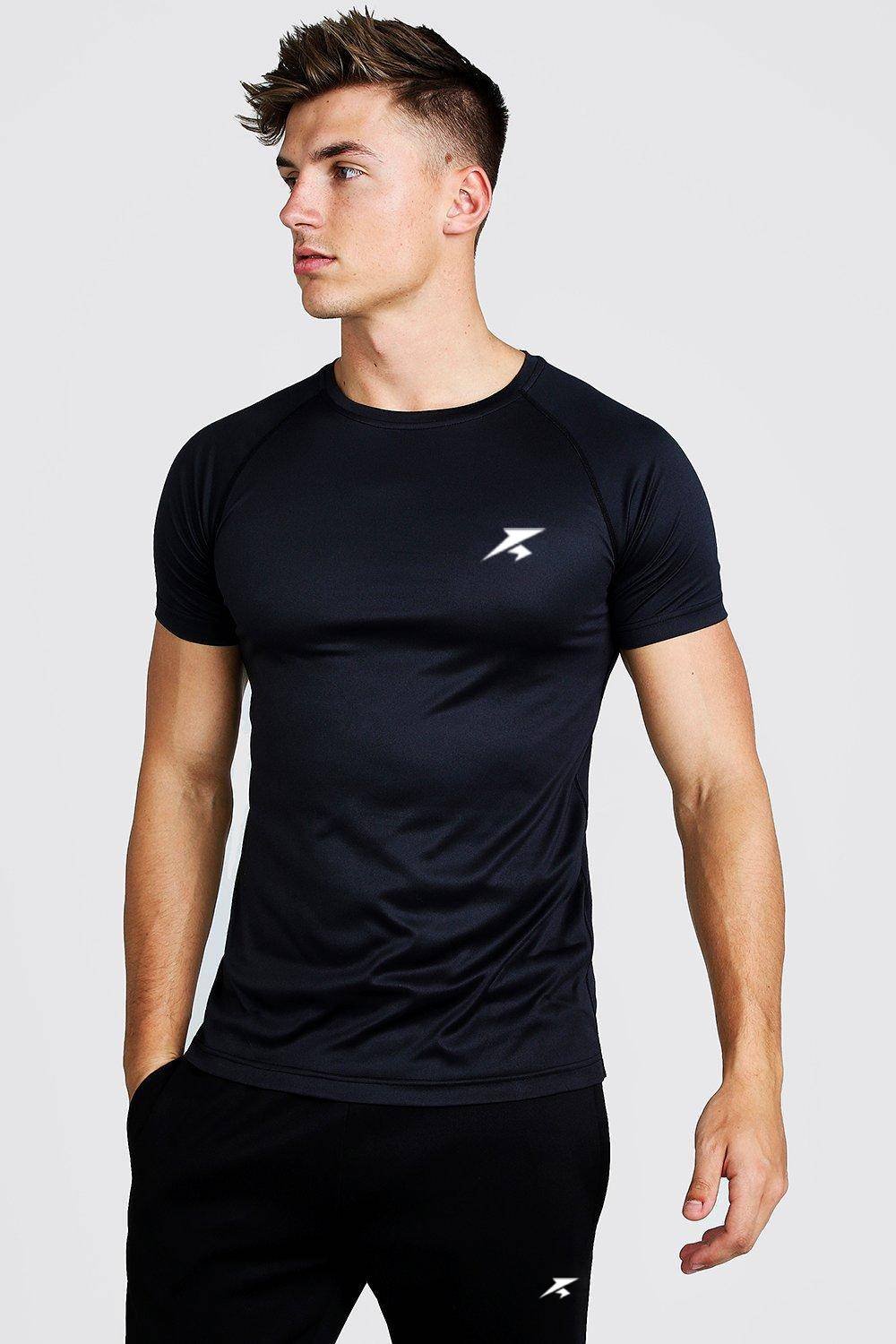 Shop Black TShirt for Gym Online-RageFit