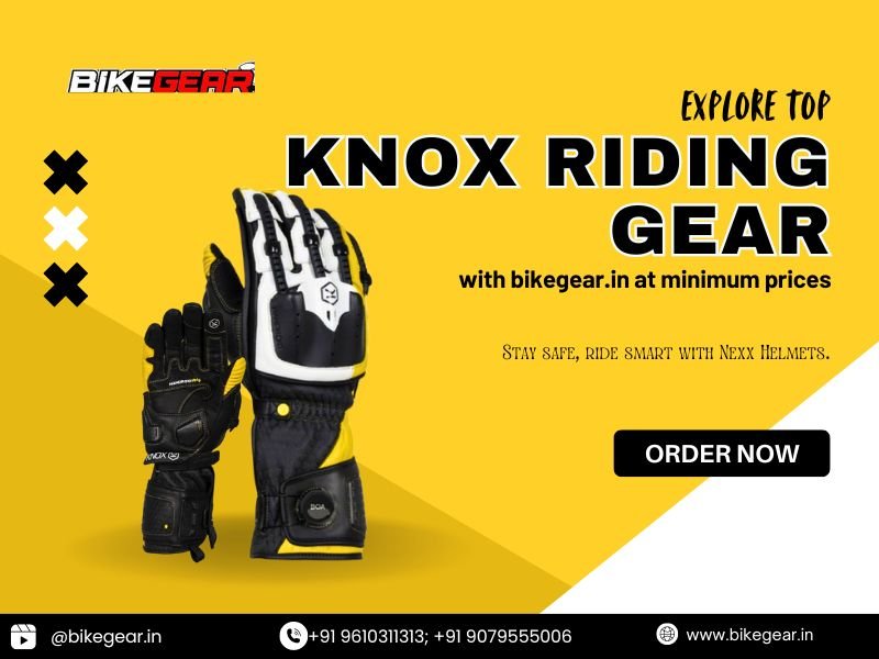 Explore Top Knox Riding Gear with bikegear.in at minimum prices