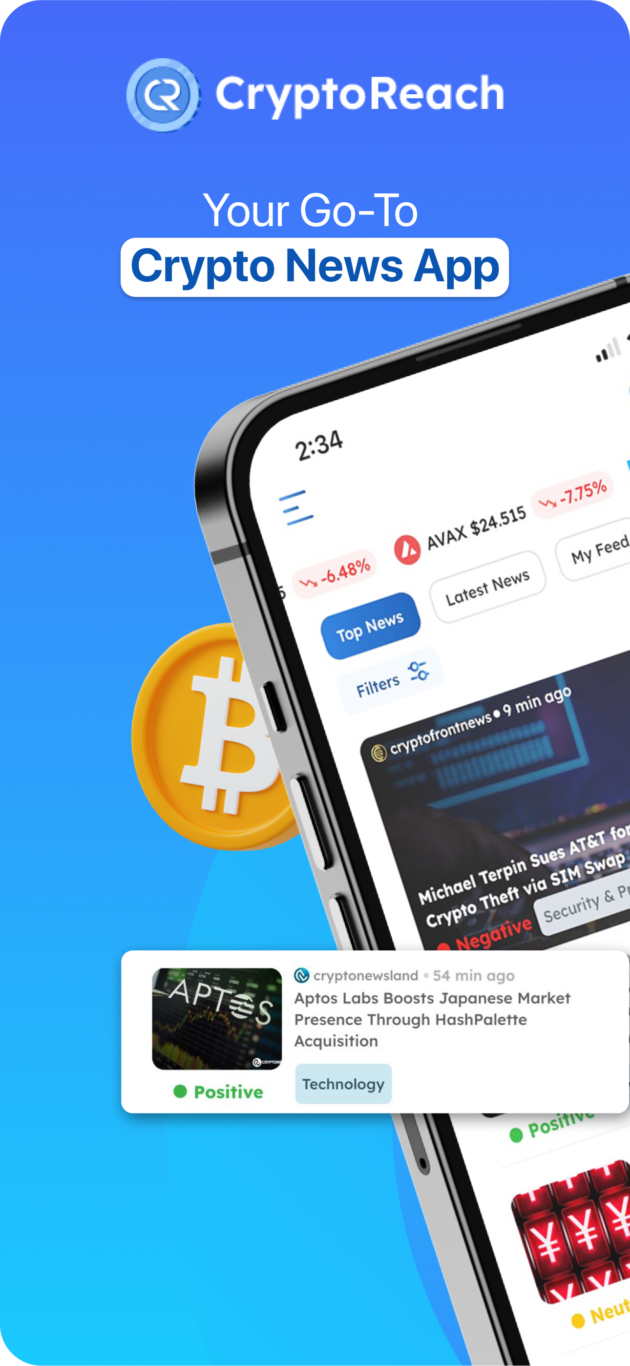 CryptoReach – Your Go to Crypto News App