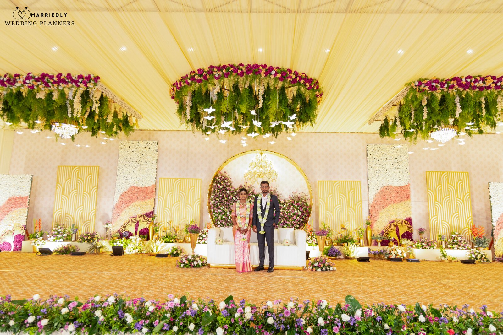 Stunning Marriage Hall Decorations in Coimbatore by Marriedly Events