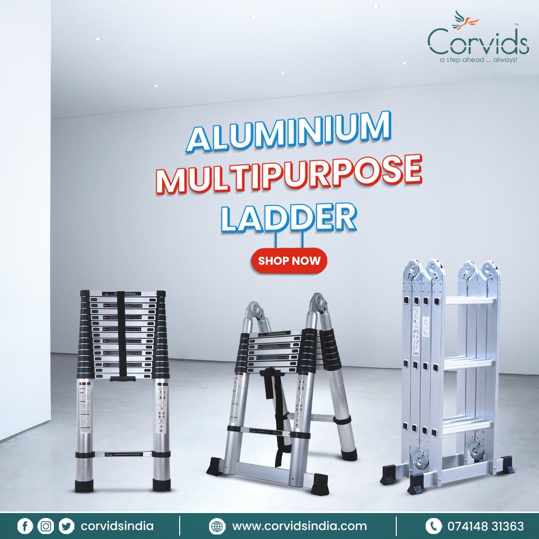 Versatile Multipurpose Ladder from Corvids India – Your Ultimate Home & Outdoor Companion