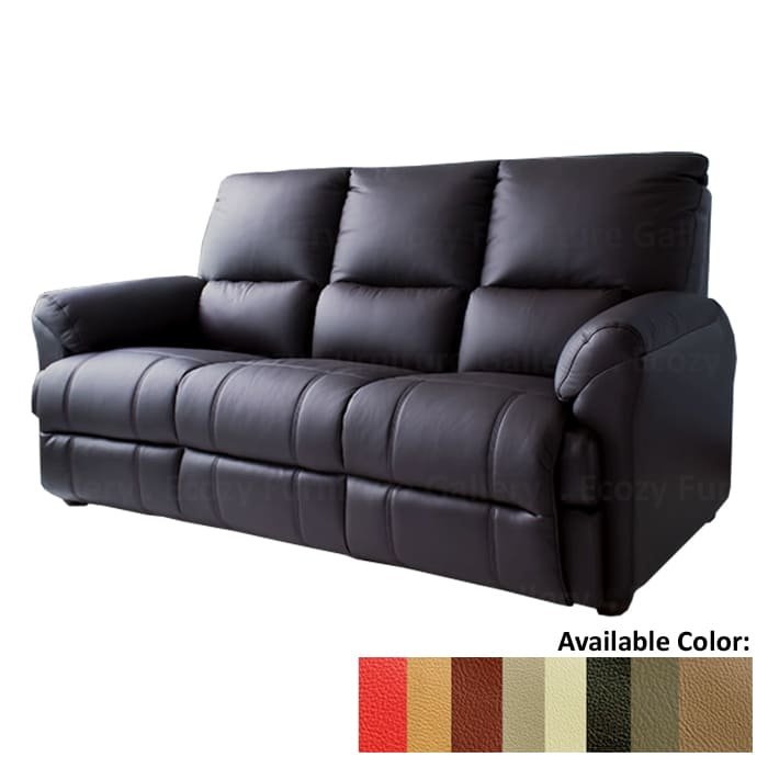 Faux Leather Sofa