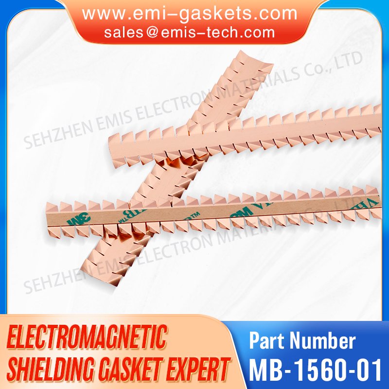 Sawtooth electromagnetic shielding shrapnel