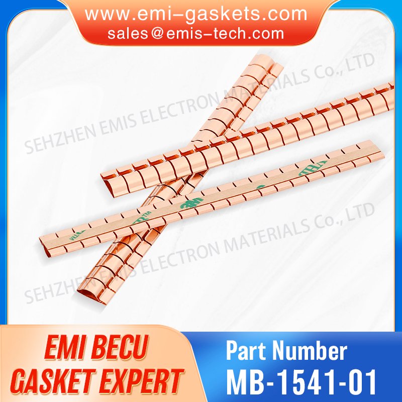 Smooth conductive springs provide efficient EMI protection