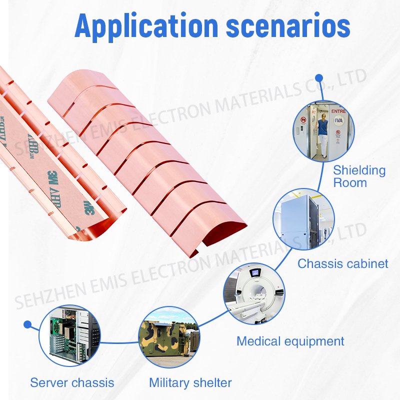 No-Snag Becu Gasket Becu Spring Becu Metal Strips EMI Shielding Strips for MRI Room High Quality & Best Prices