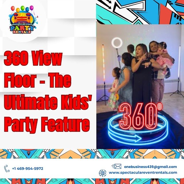 360 View Floor – The Ultimate Kids' Party Feature