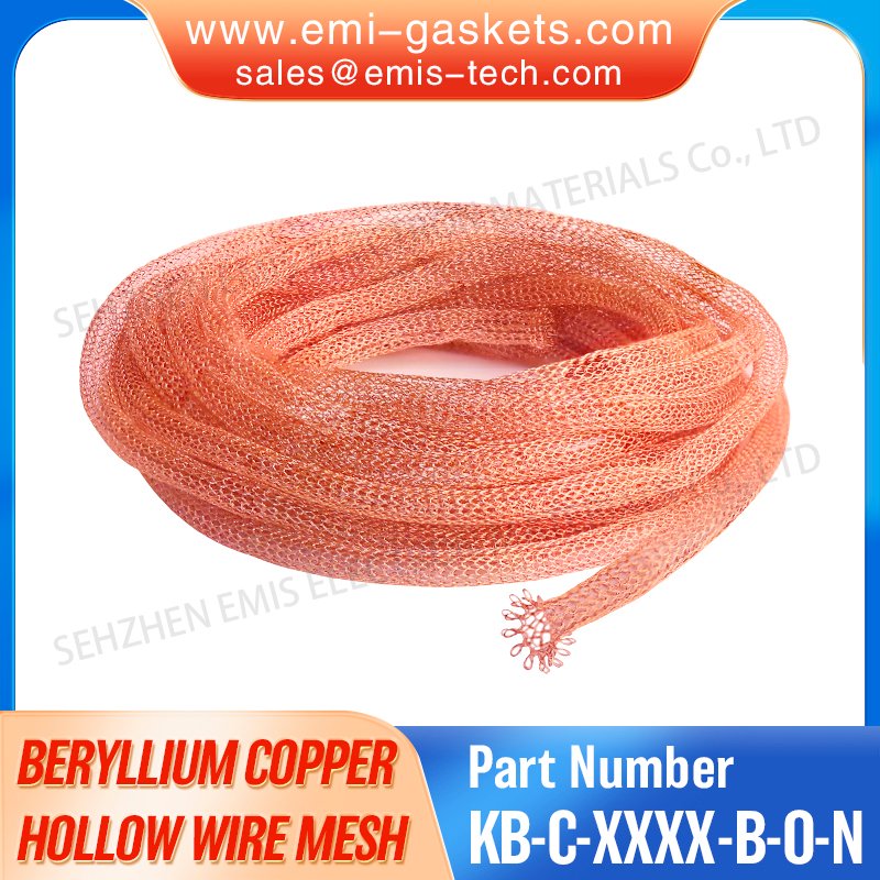 Beryllium Copper Round Hollow Wire Mesh Gasket