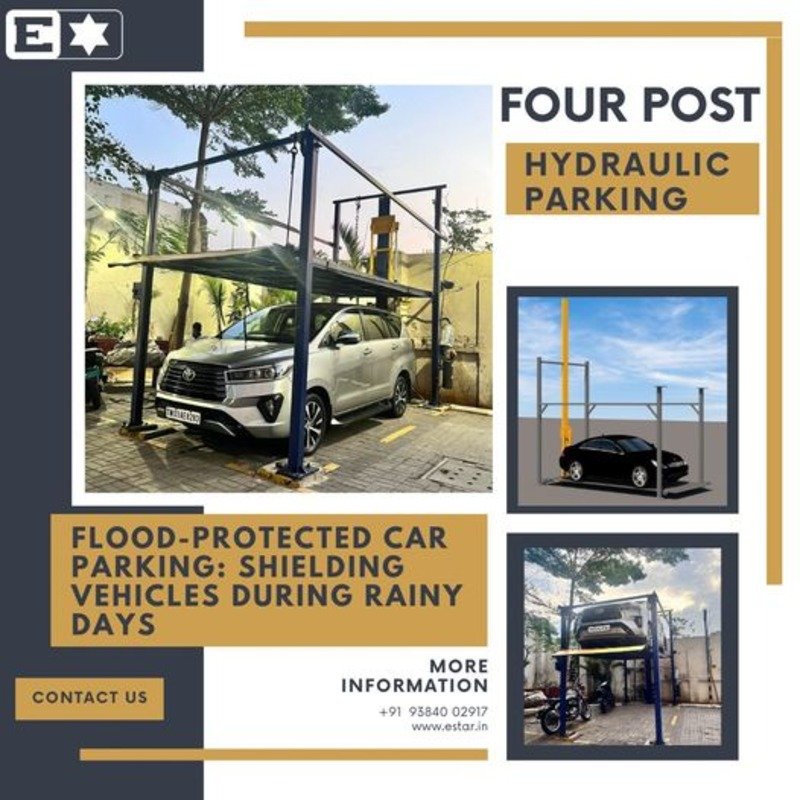 FOUR POST HYDRAULIC PARKING SYSTEM