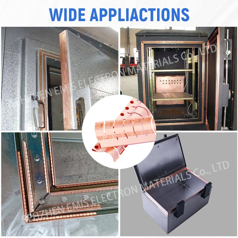 Fast Delivery&Free Samples EMI Copper Finger Gasket EMI Shielding Strips