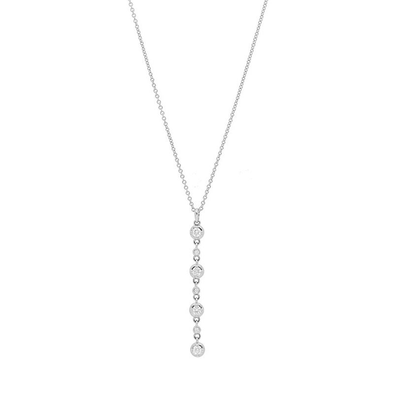 Deutsch Signature Diamonds by the Yard Drop Necklace