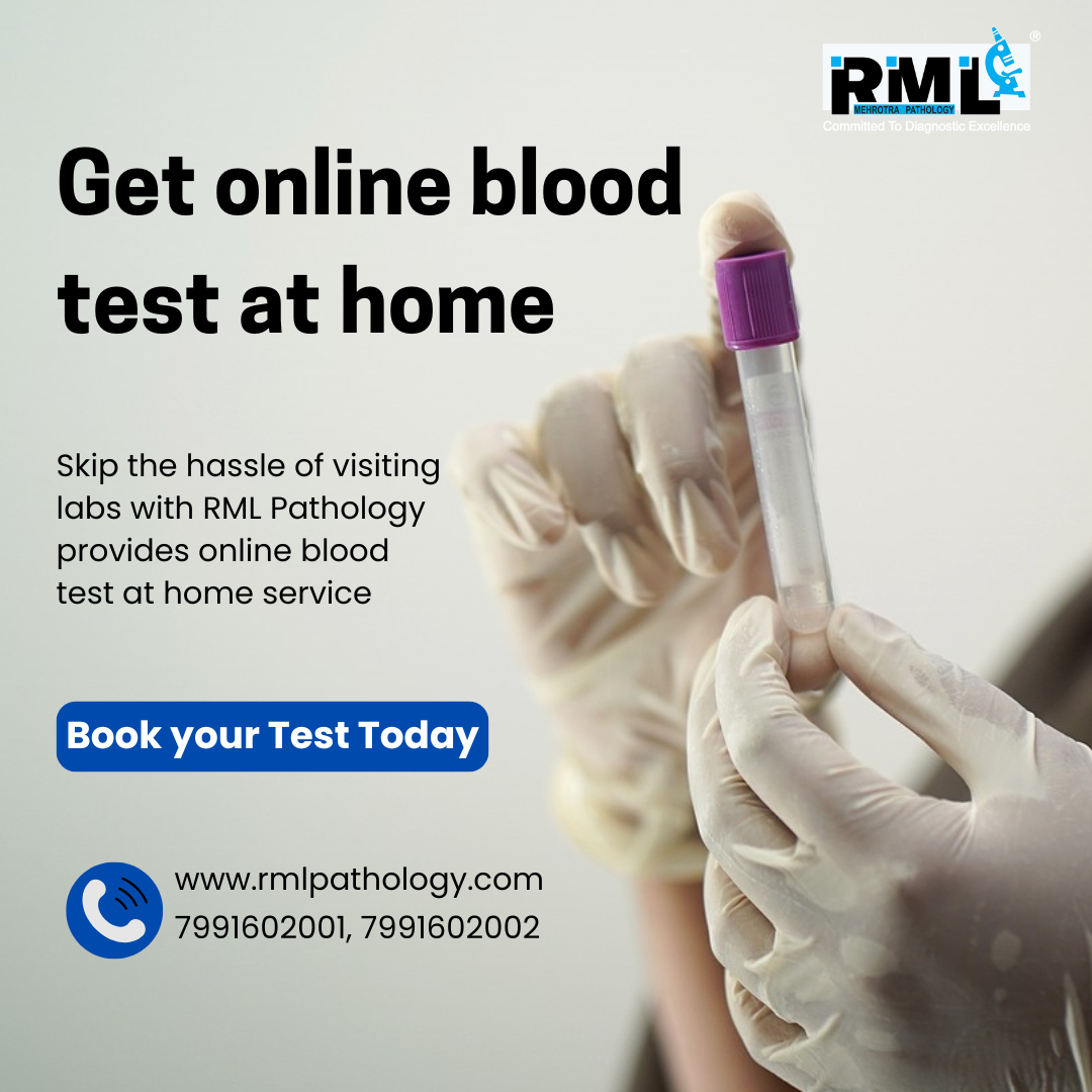 Get online blood test at home