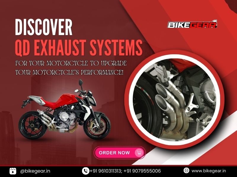 Discover QD Exhaust Systems for Your motorcycle to upgrade your motorcycle's performance!