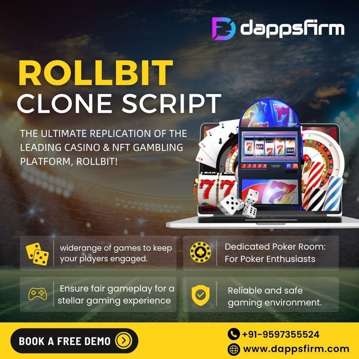 High ROI Crypto Gaming Platform with Rollbit Clone Script – Book Your Free Demo!