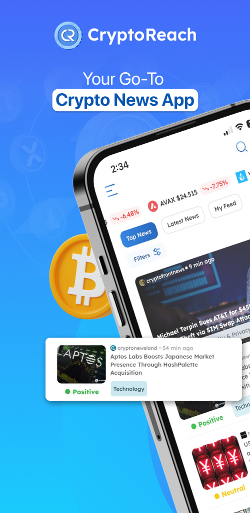 The Best Crypto News App – : CryptoReach