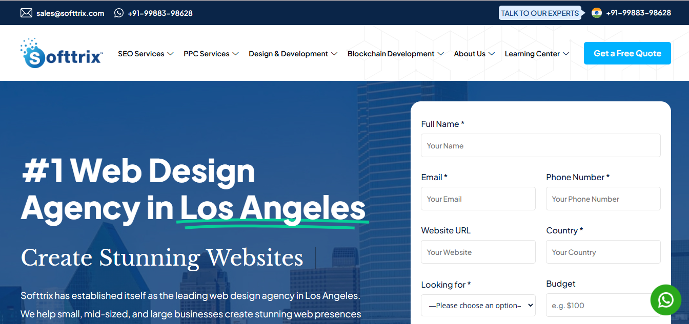 Web Design Firm in Los Angeles – Build a Strong Digital Presence